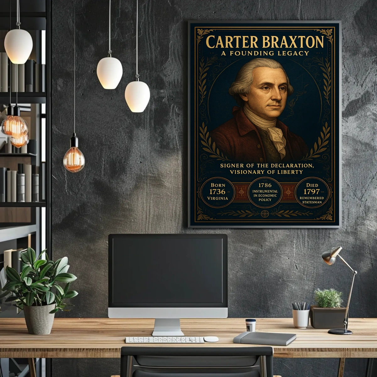 Carter Braxton A Founding Legacy Poster