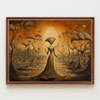 Surreal Dreamscape: Mystical Walk Through Fantasy or Mythology Poster