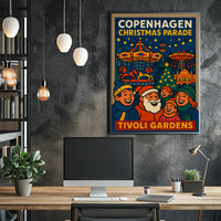 Copenhagen Christmas Parade Poster