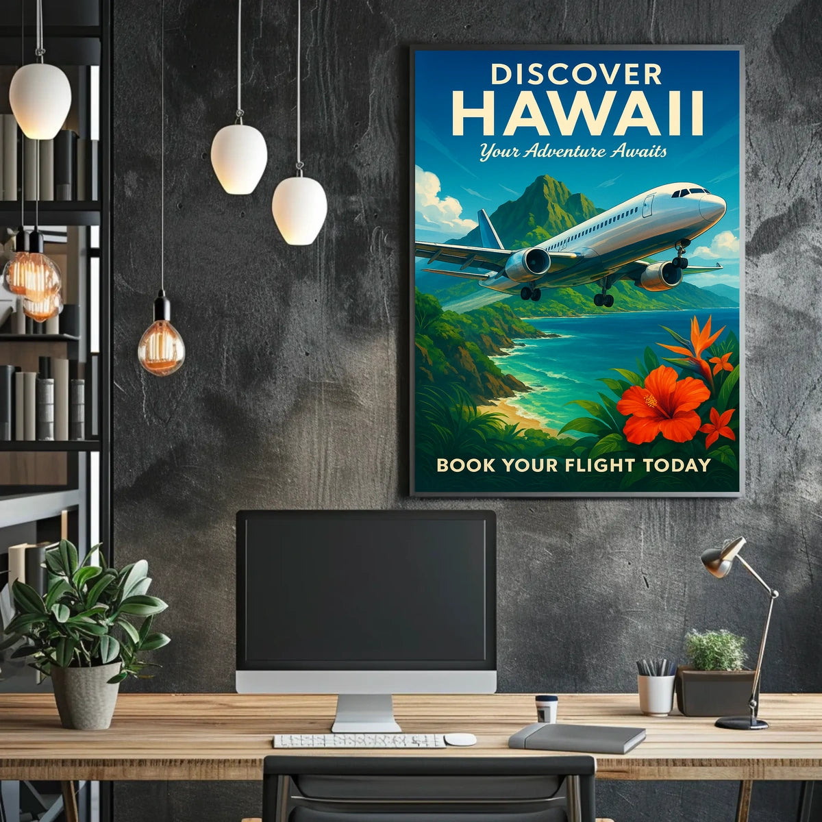 Hawaii Adventure Travel Poster