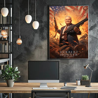 Dynamic Tribute to Herbert Hoover Poster