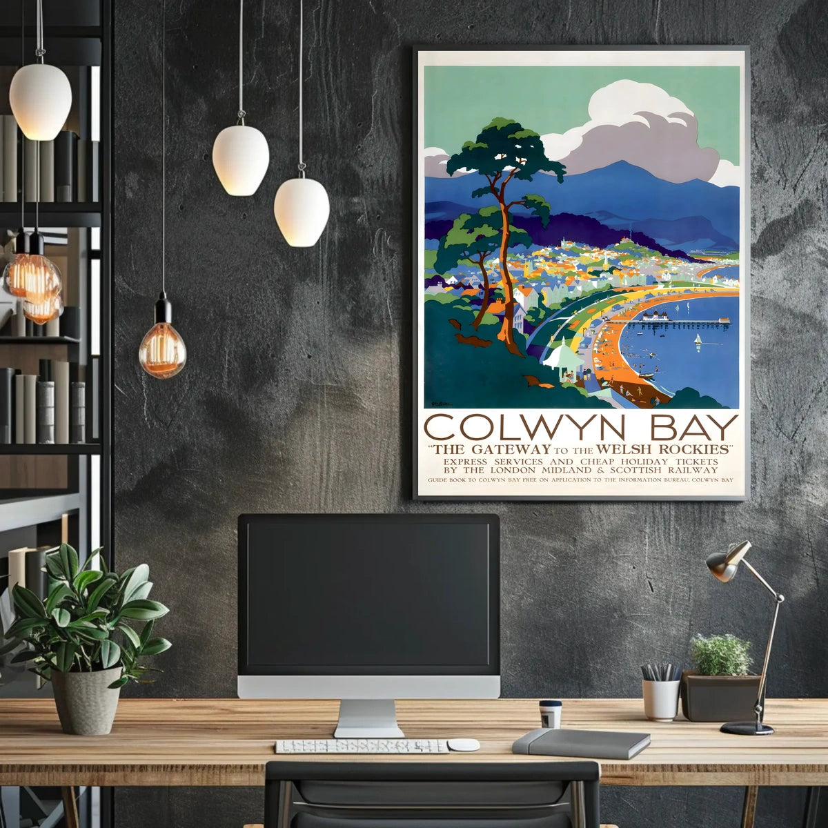 Colwyn Bay Gateway To The Welsh Poster
