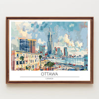 Ottawa Cityscape Poster PosterGoat