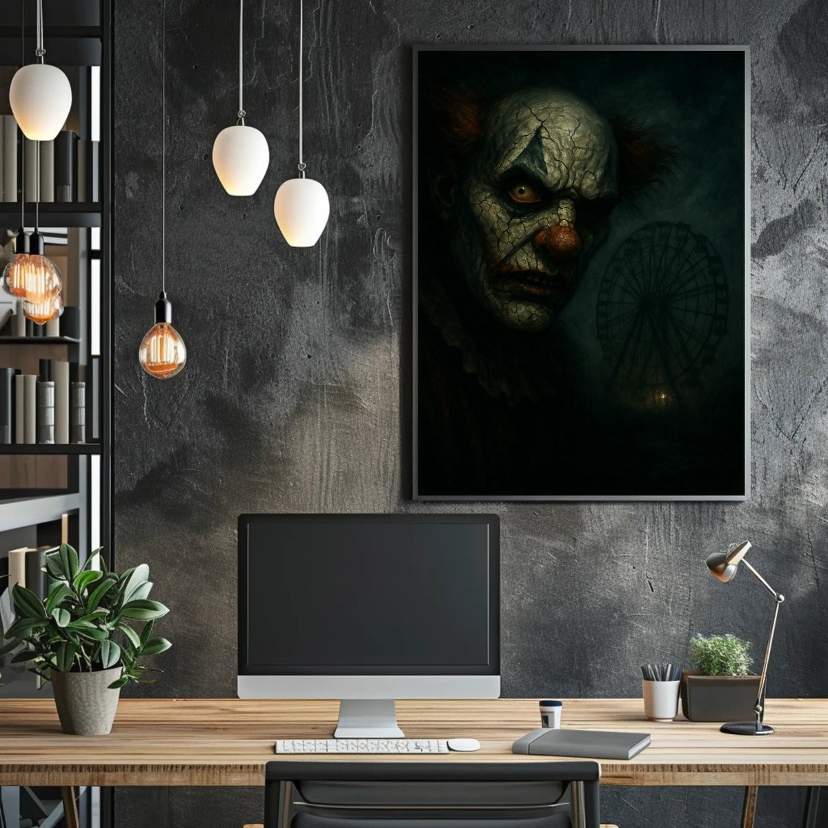 Haunting Carnival Night Poster
