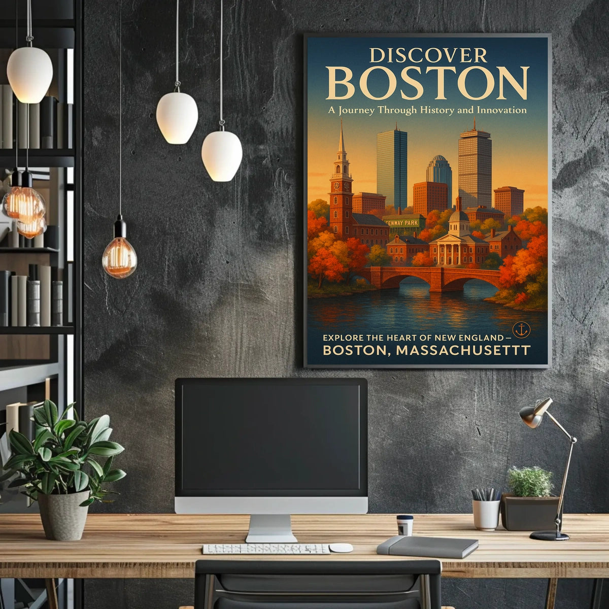Discover Boston Poster