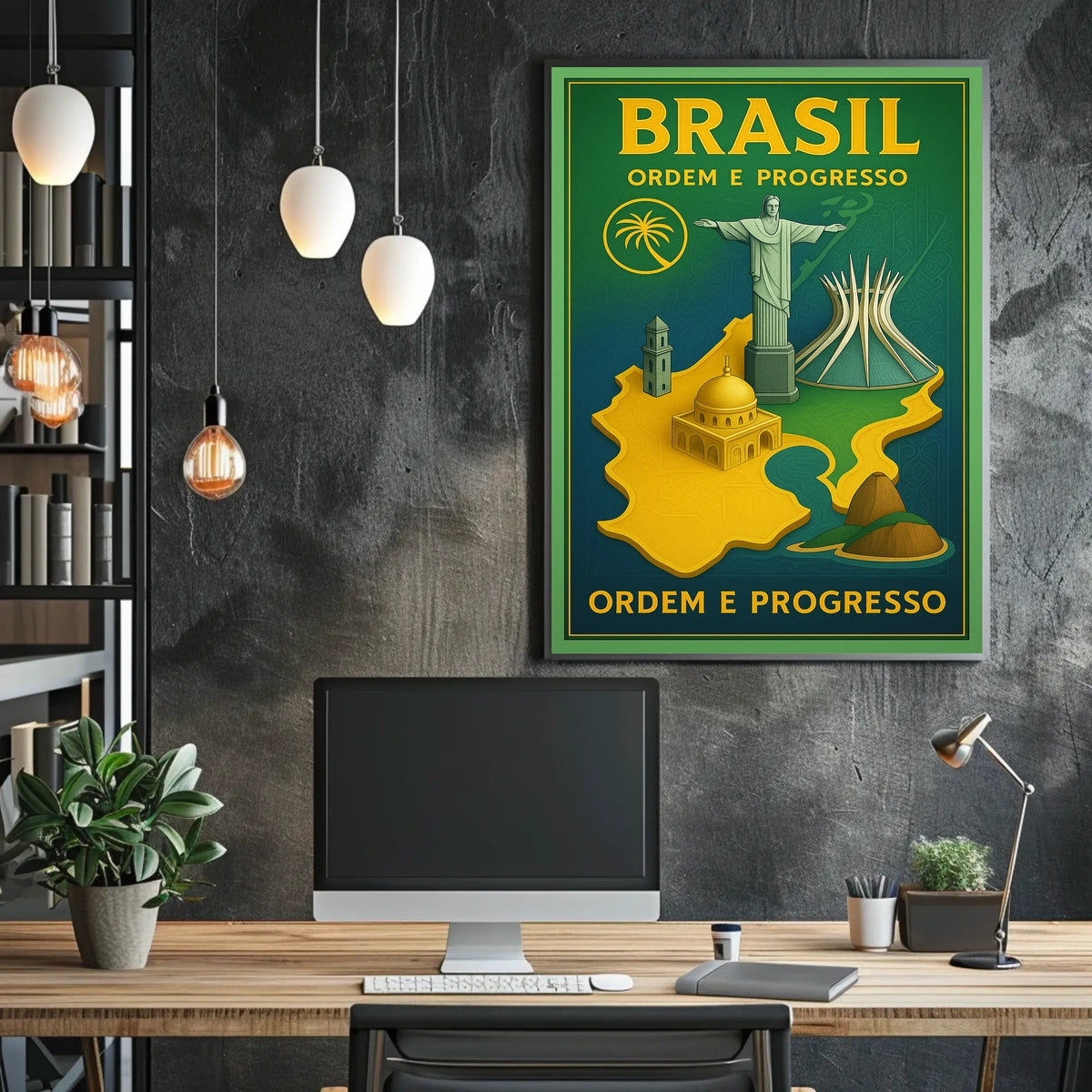 Brazil Ordem E Progresso Poster