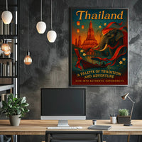Thailand A Palette Of Tradition And Poster
