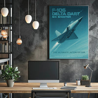 F-106 Delta Dart Flight Art Poster