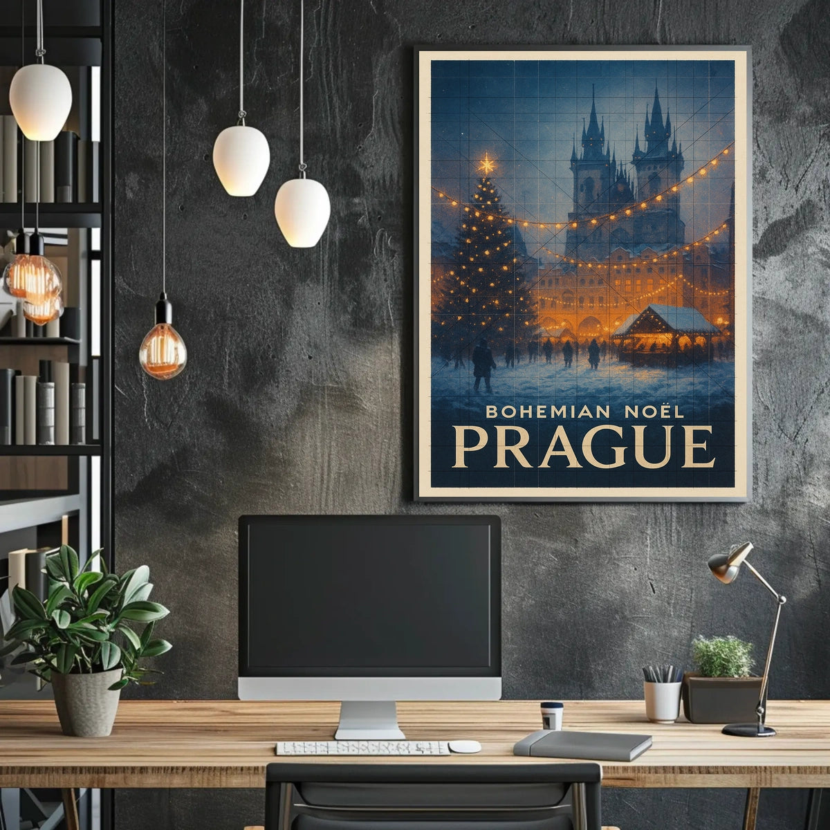 Bohemian Noël In Prague Poster