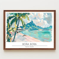 Tropical Paradise of Bora Bora Poster PosterGoat