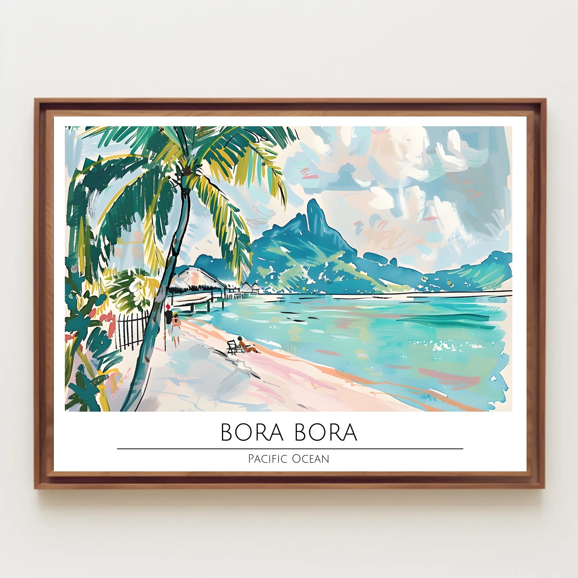 Tropical Paradise of Bora Bora Poster PosterGoat