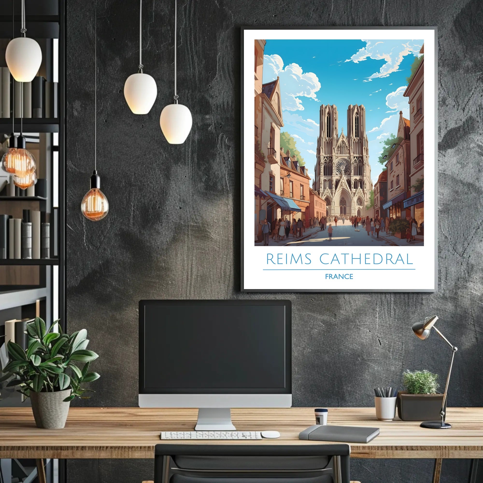 Reims Cathedral Poster
