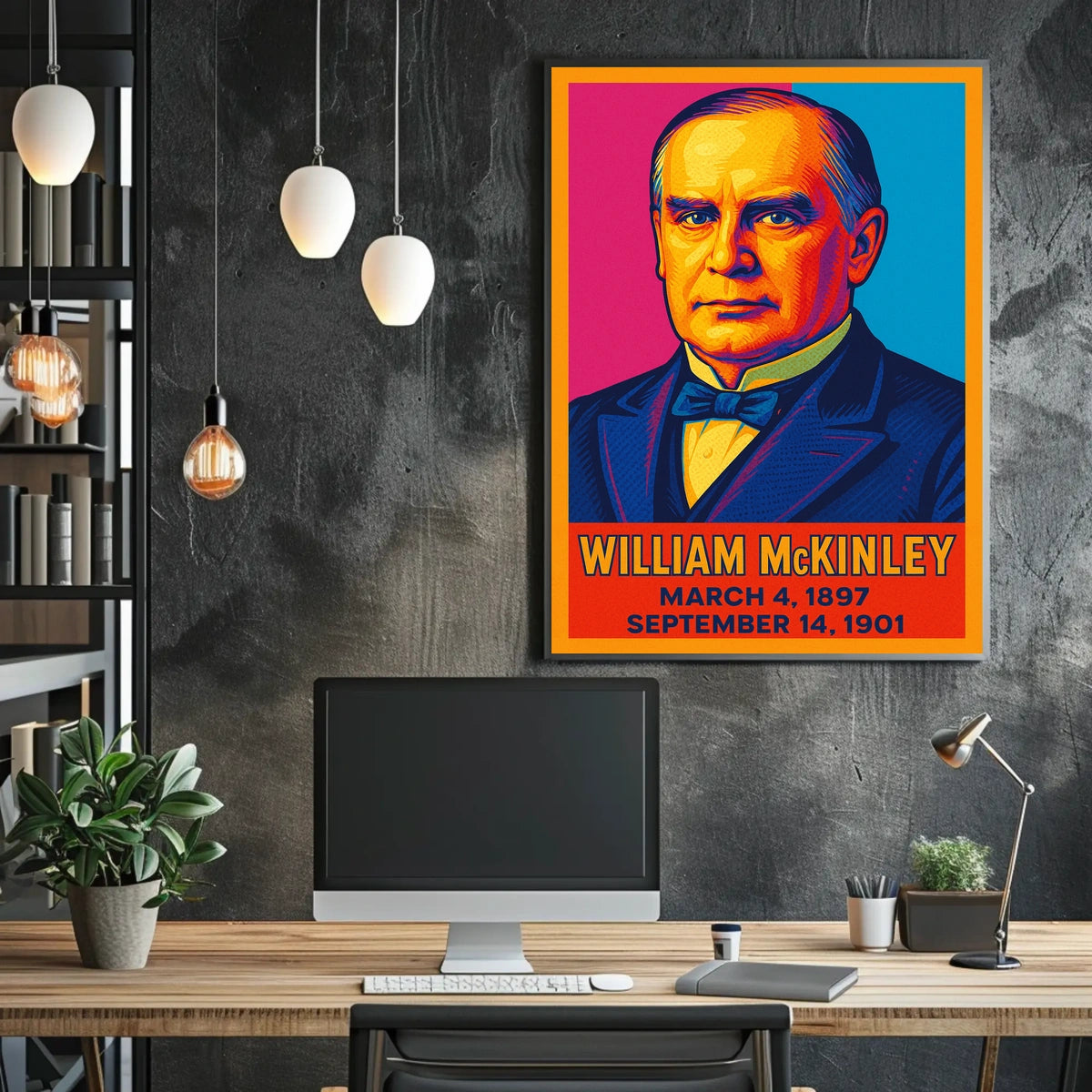 William Mckinley Presidential Tenure Poster