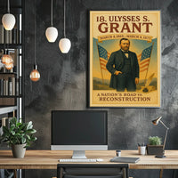 Ulysses S. Grant 18Th President Poster