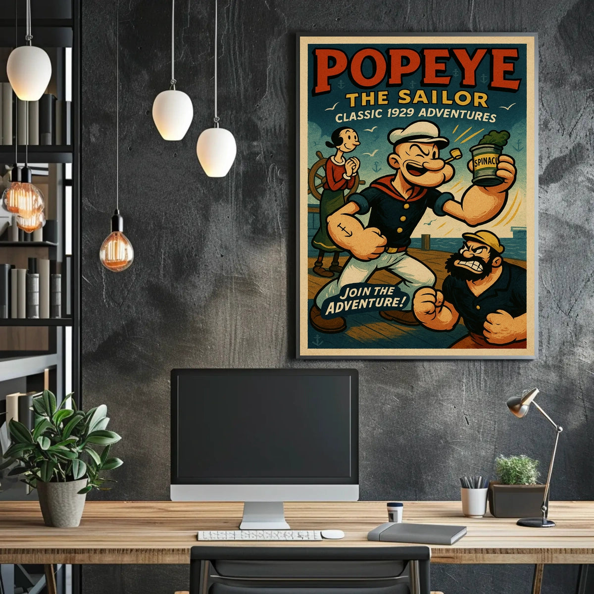Popeye the Sailor Classic 1929 Adventures Poster