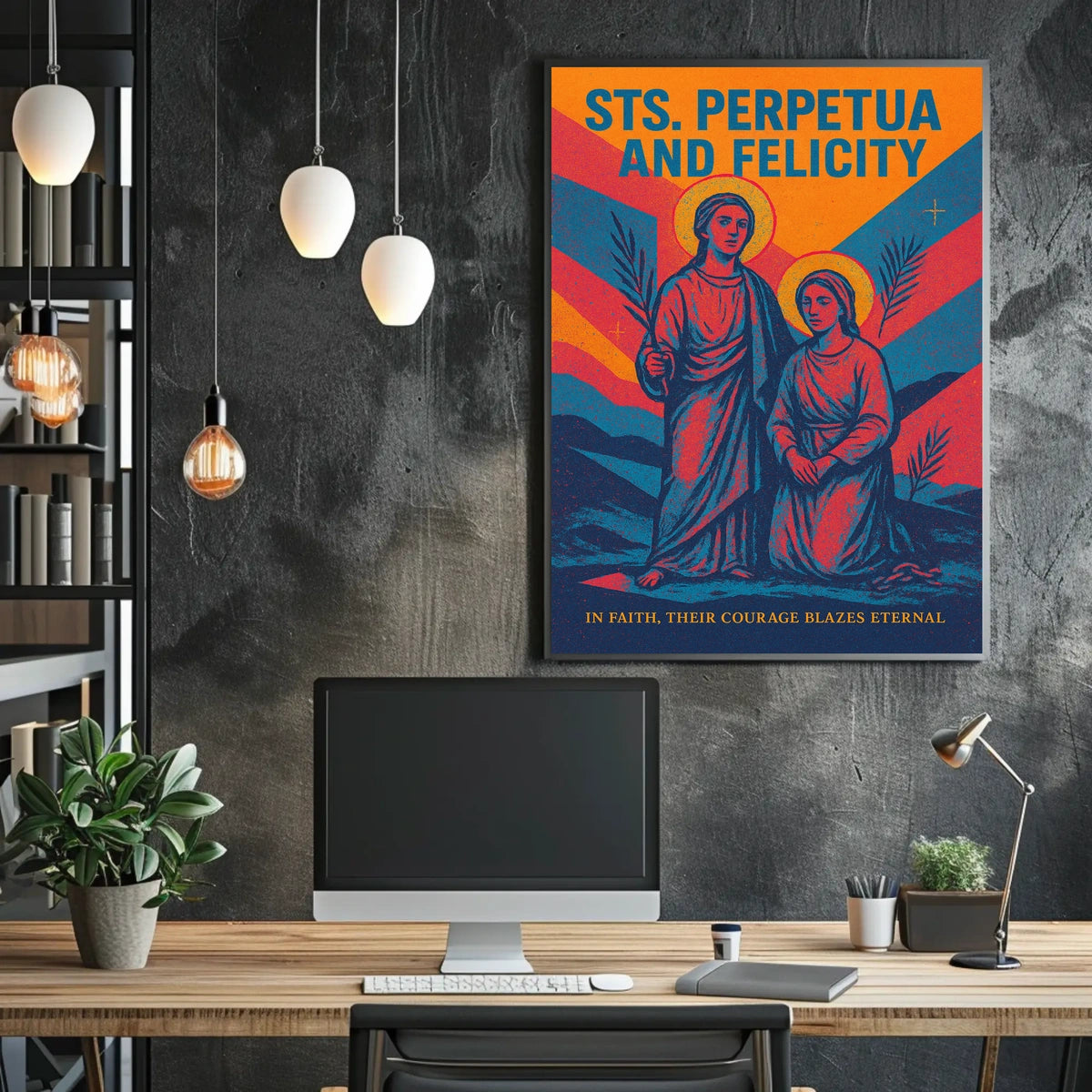 Saints Perpetua and Felicity Poster