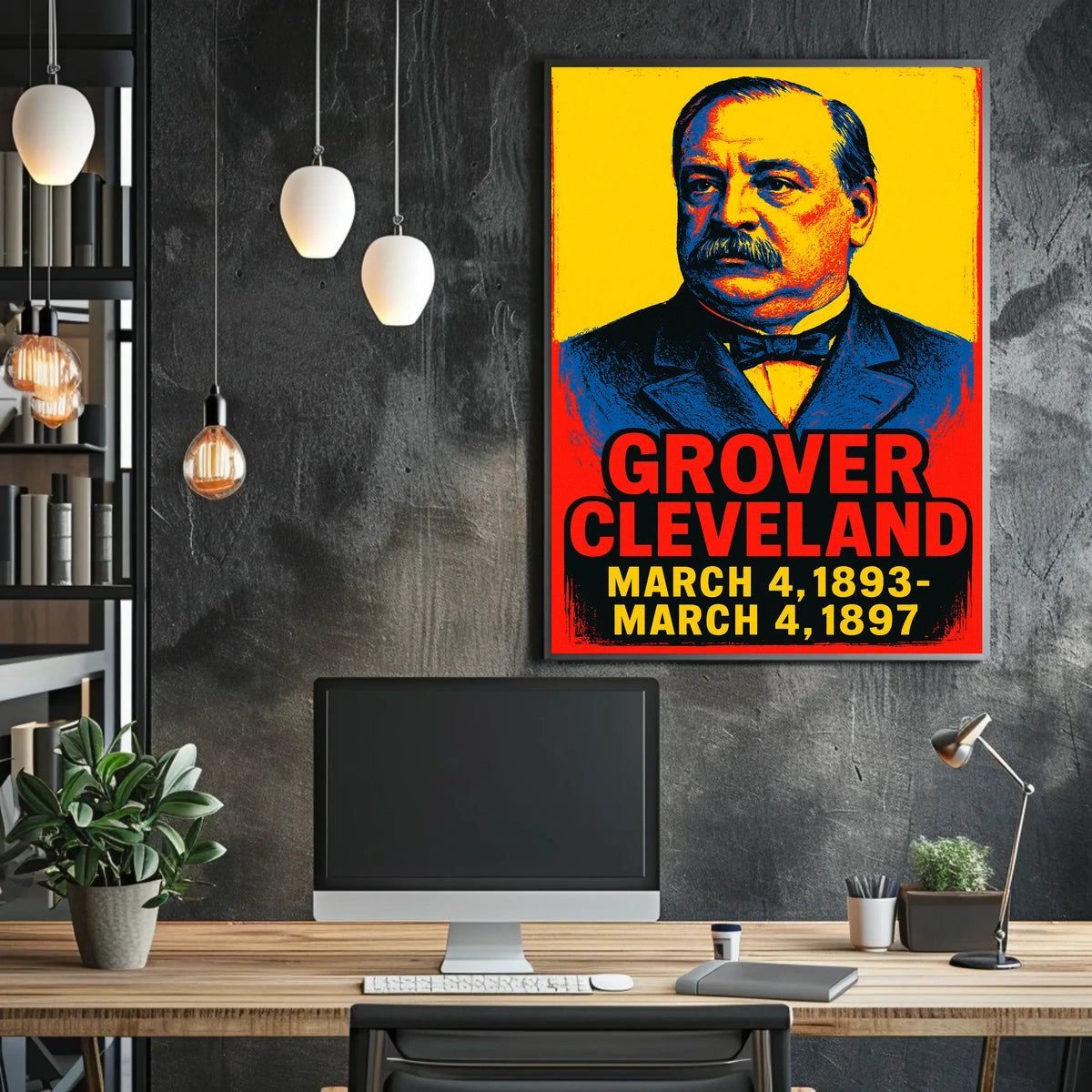 Grover Cleveland Presidential Term Poster
