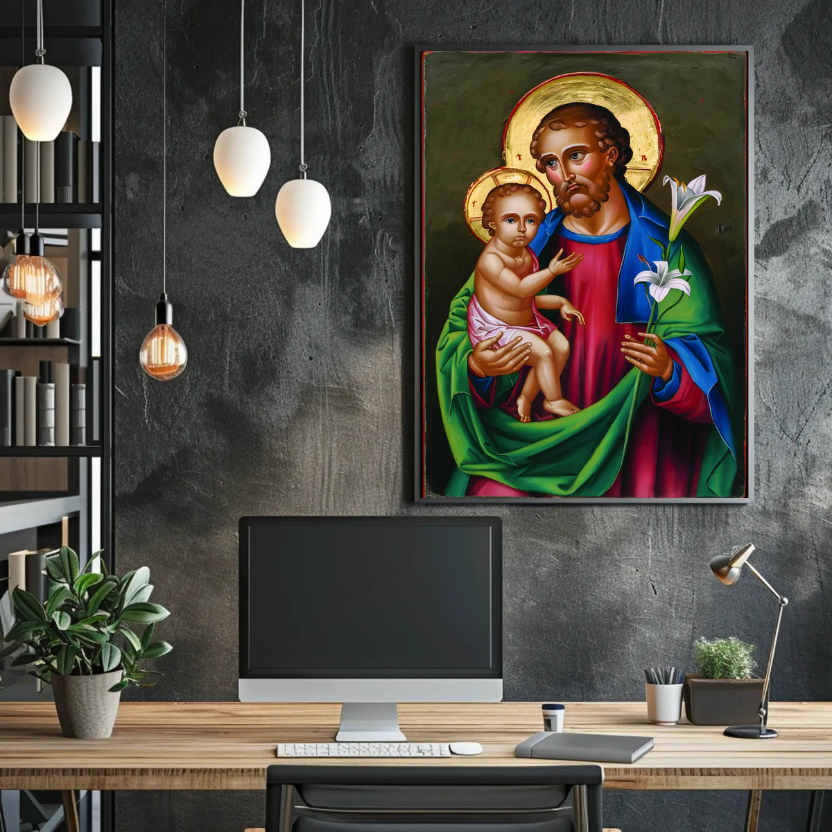 Iconic Religious Imagery Poster