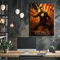 Abraham Lincoln Leadership Art Poster