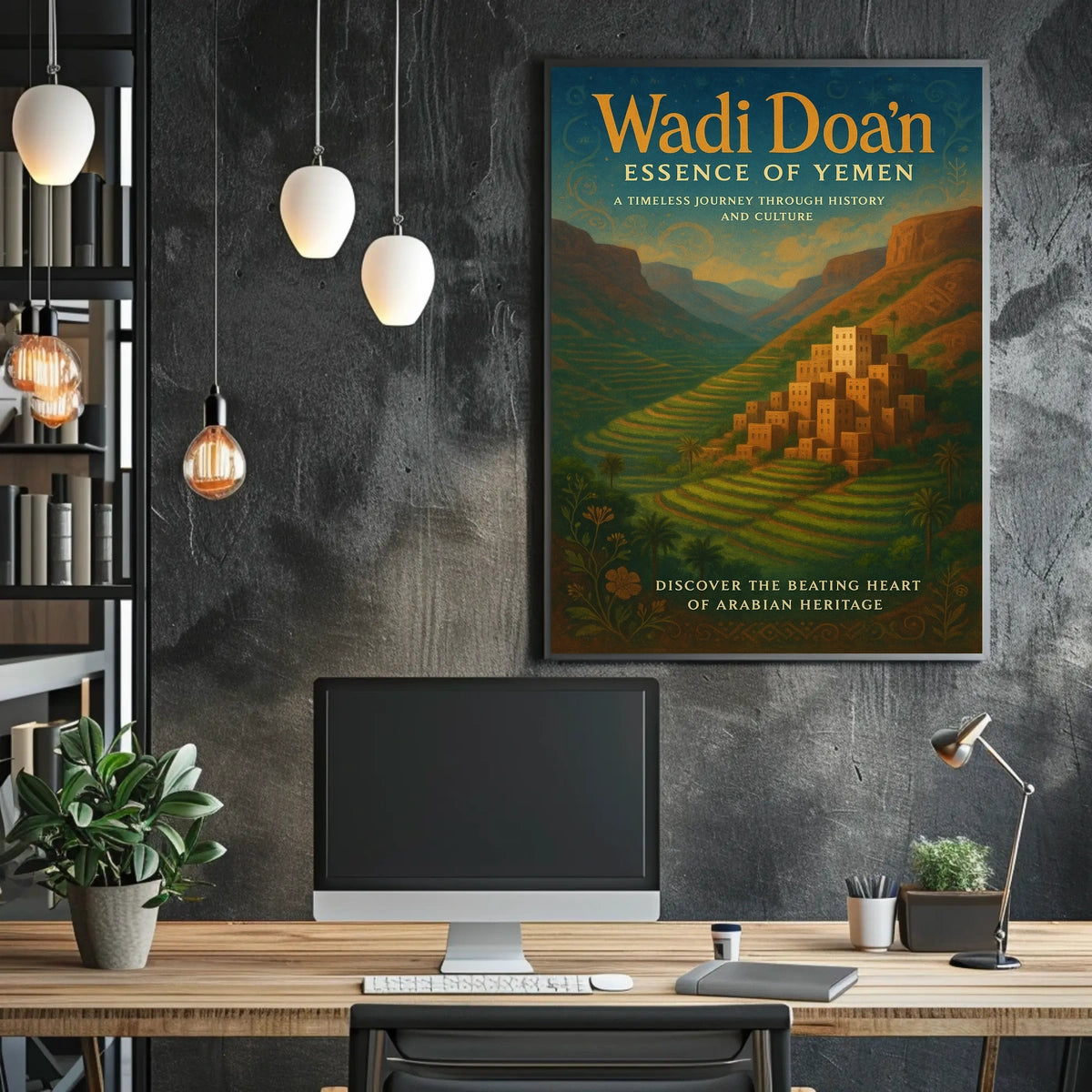 Wadi Doan Essence Of Yemen Poster
