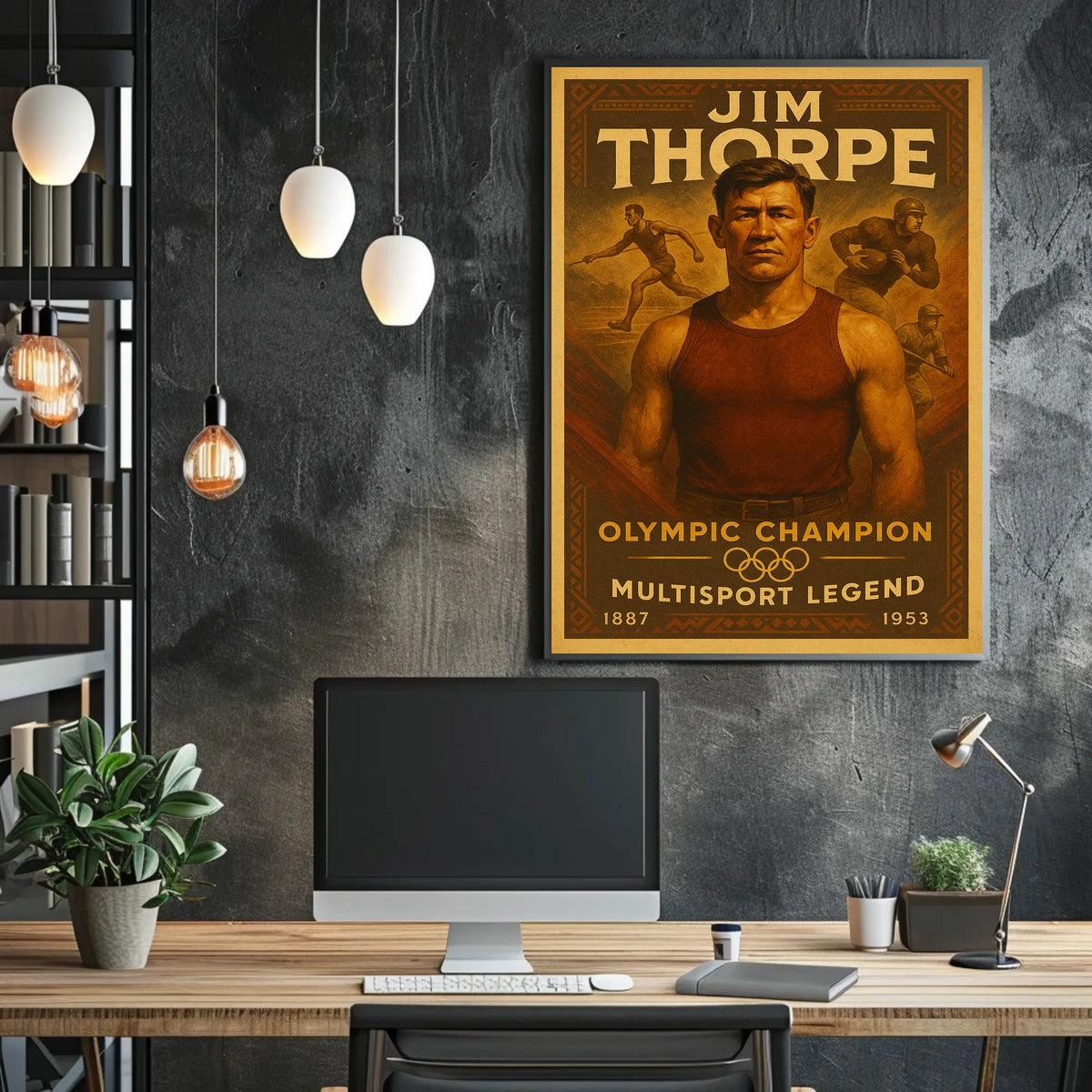 Celebrating a Multisport Legend Poster