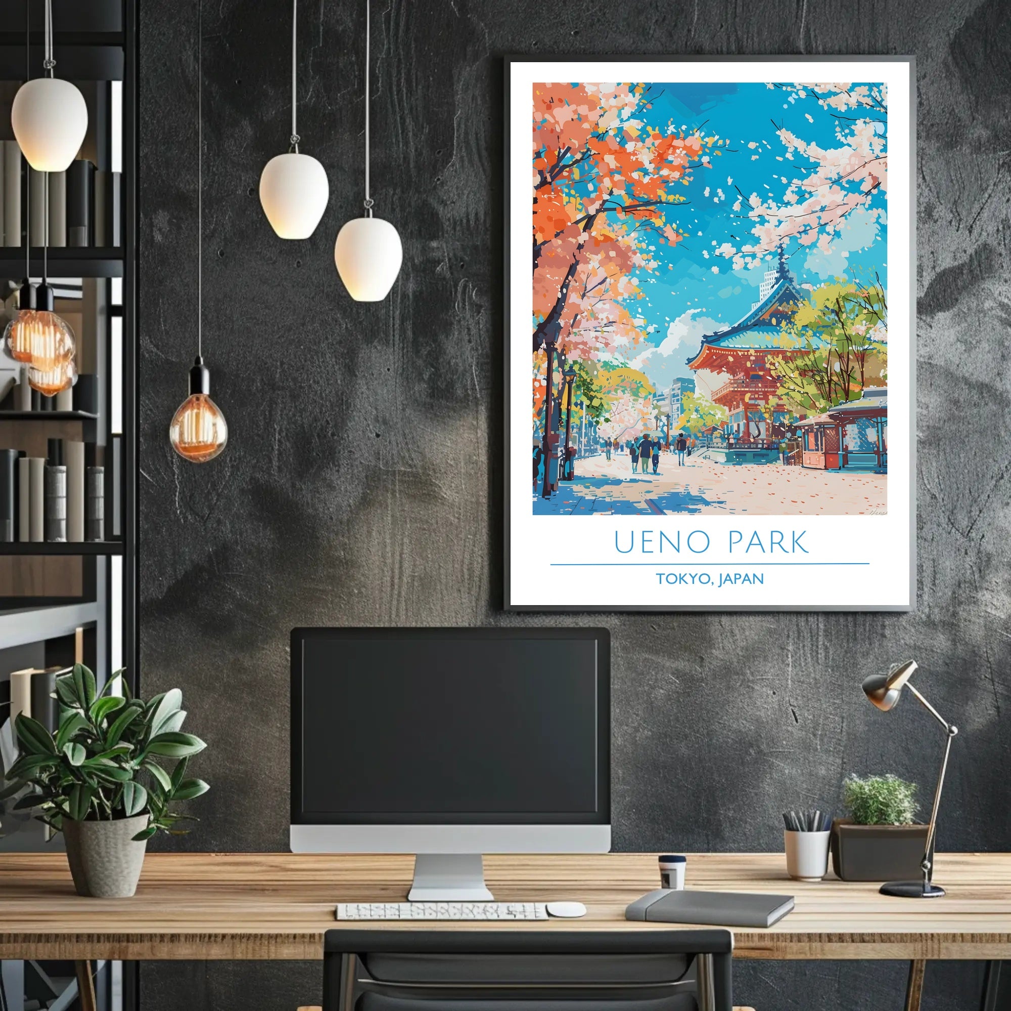 Ueno Park in Spring Poster
