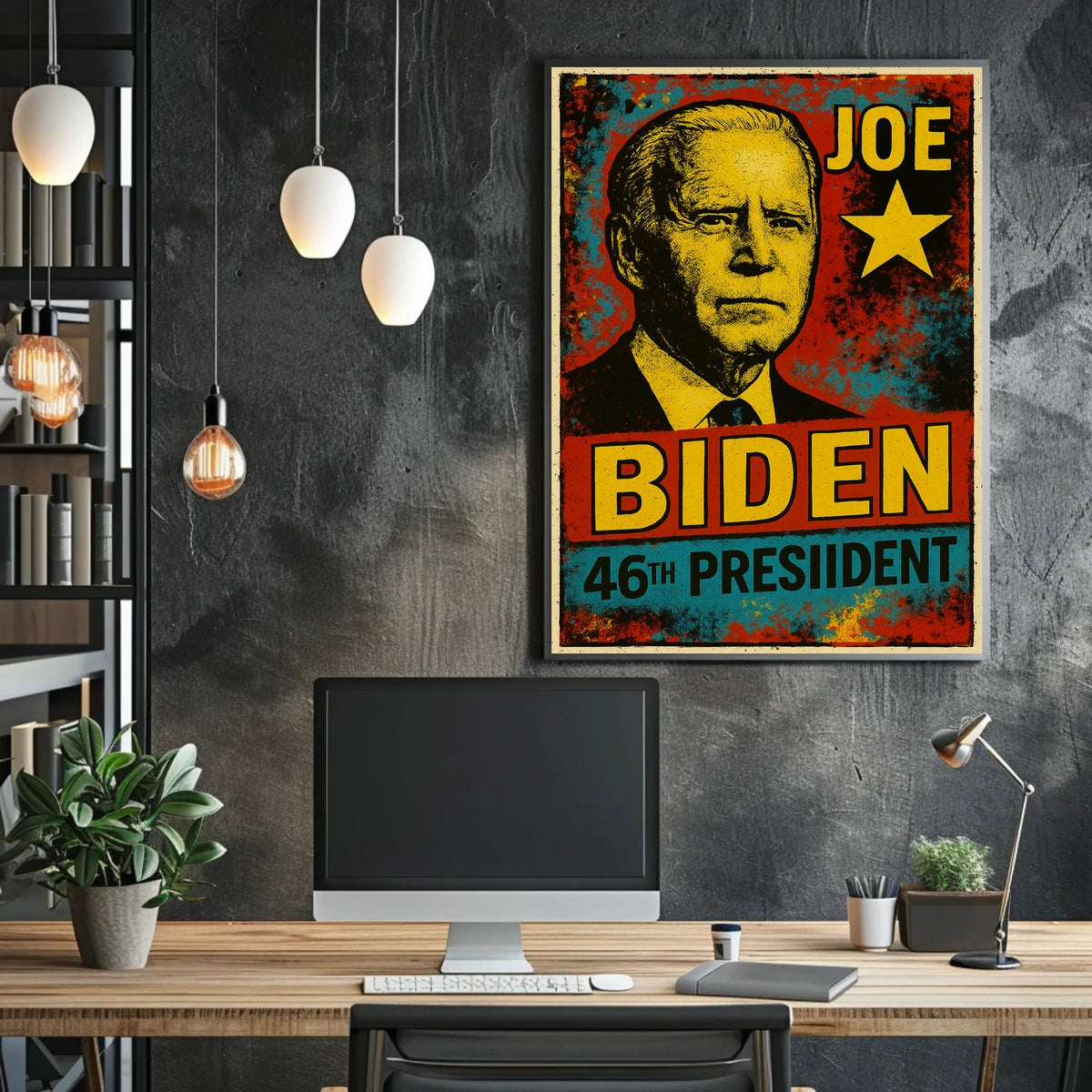 Joe Biden 46th President of the United States Graffiti Pop Art Poster