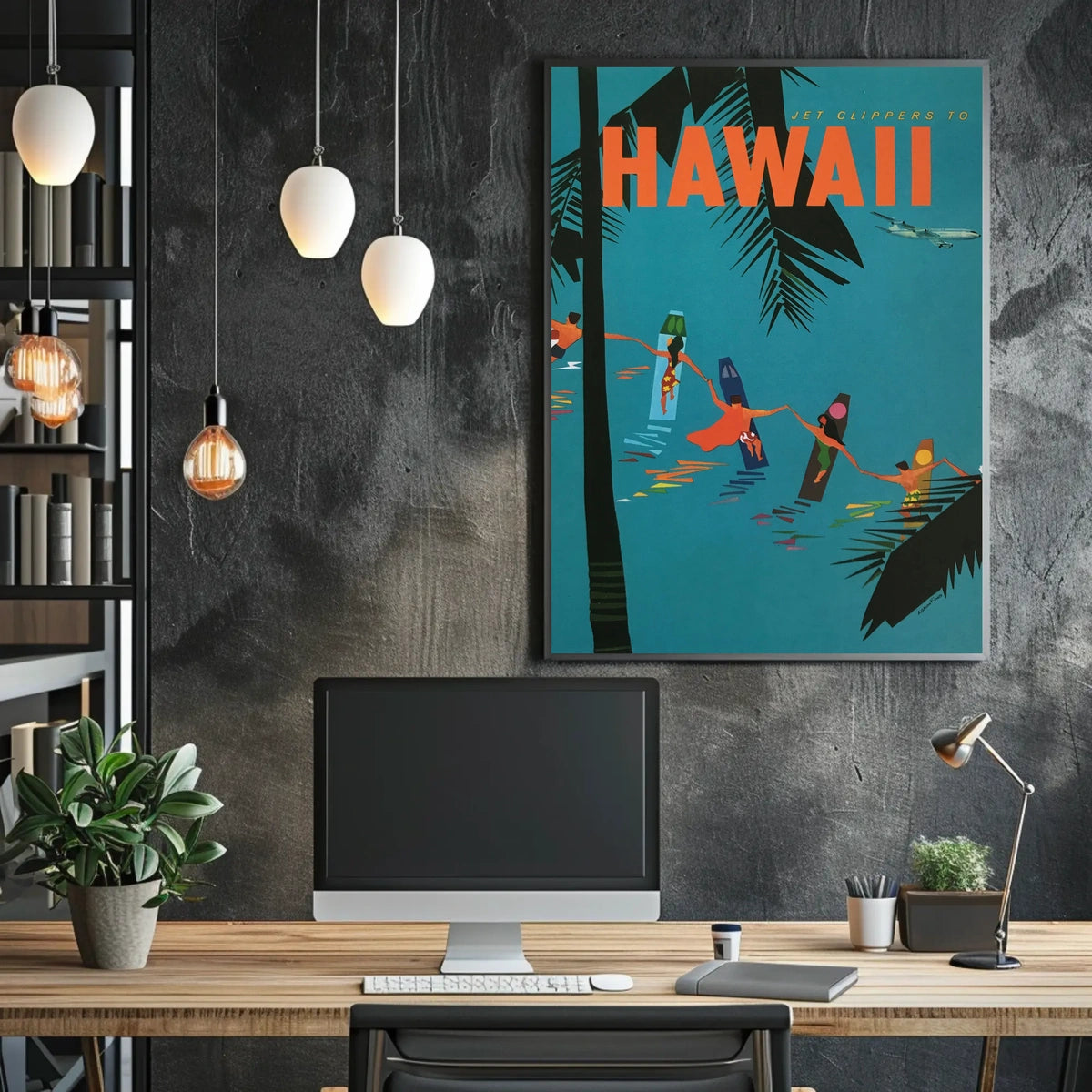 Jet Clippers To Hawaii Poster