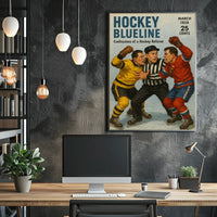 Hockey Blueline Confessions of a Hockey Referee Poster
