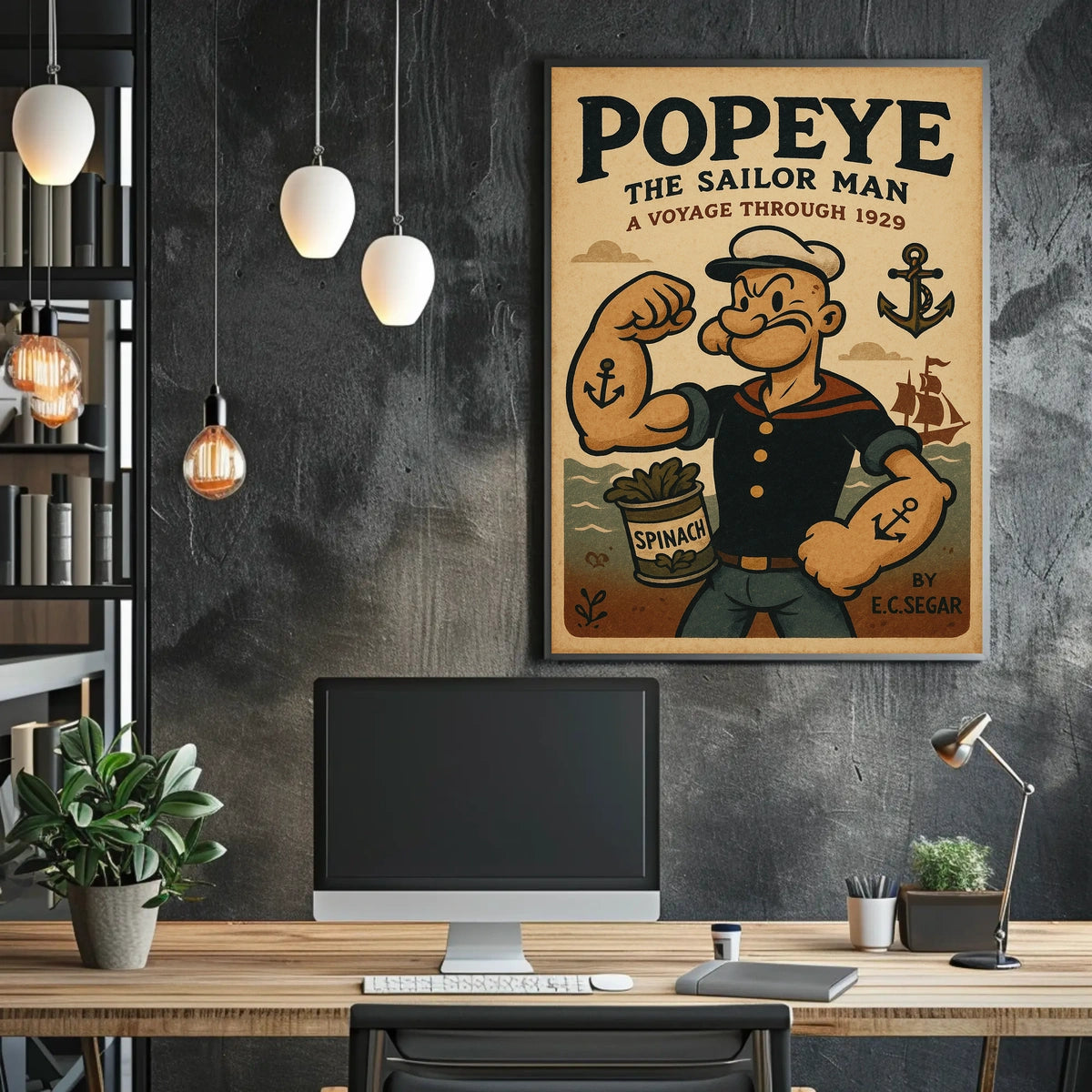 Popeye 1929 Art Poster POP-30