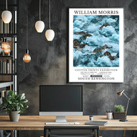 William Morris Cotton Prints Exhibition Poster