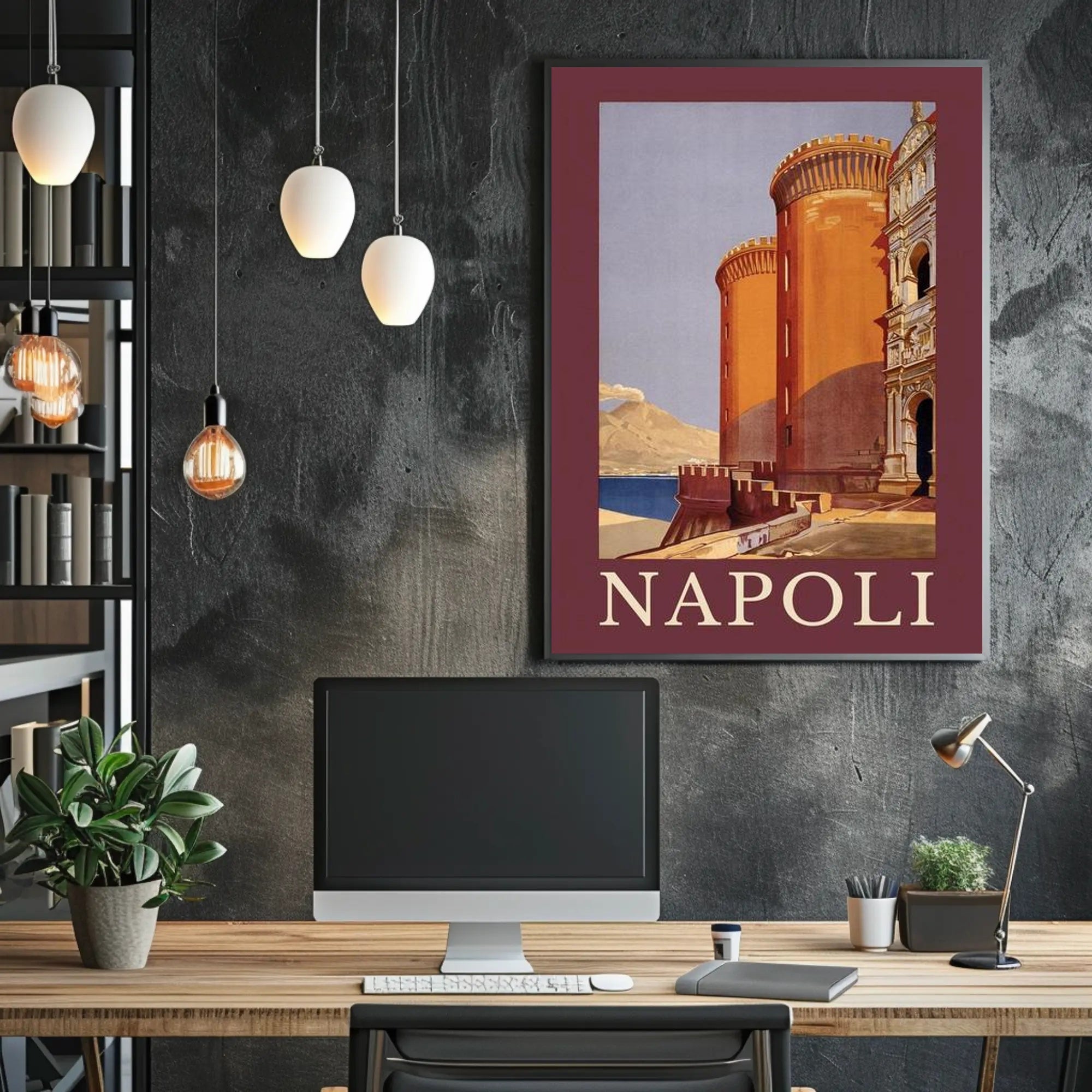 Napoli Architectural Poster