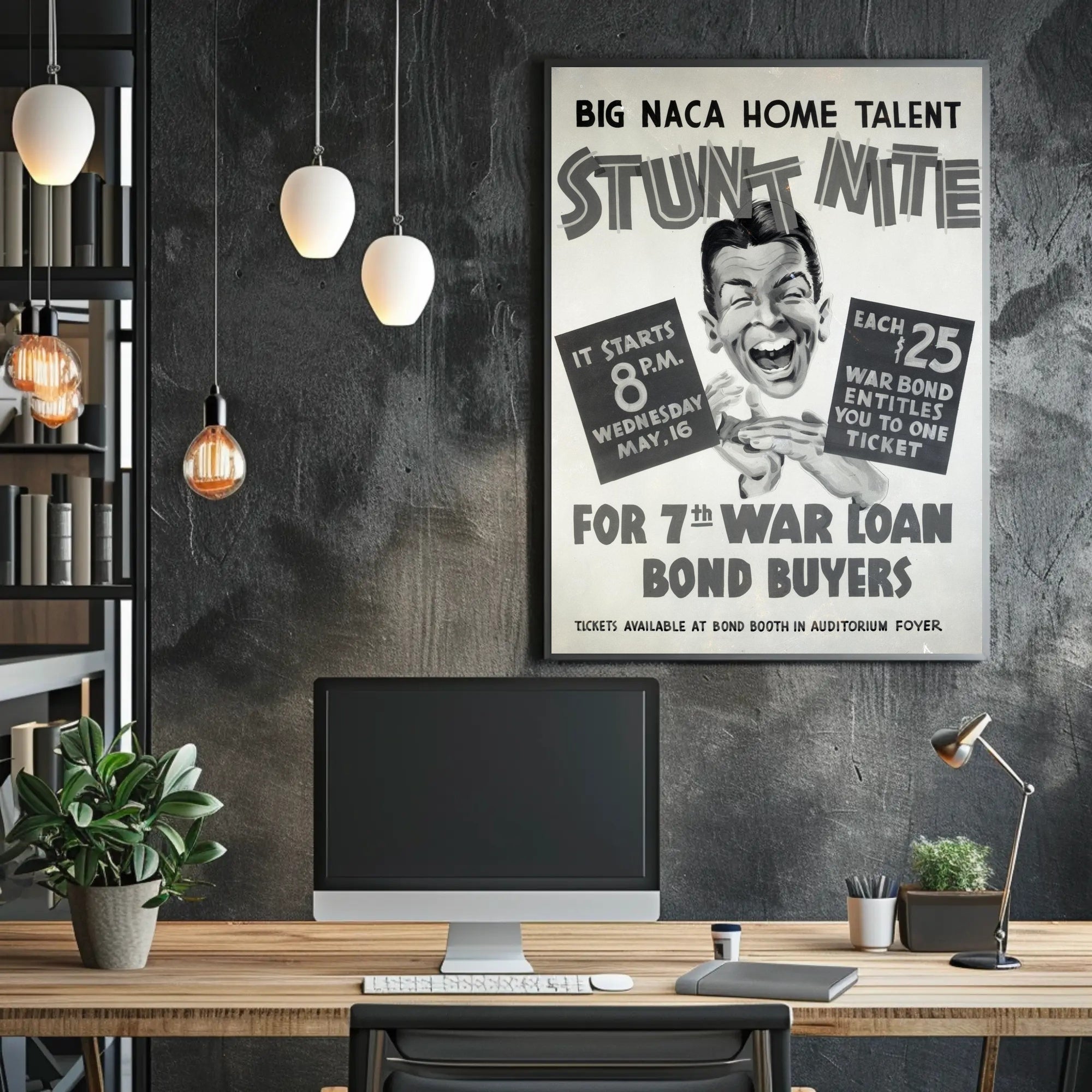 Stunt Nite for War Bond Buyers Poster PosterGoat