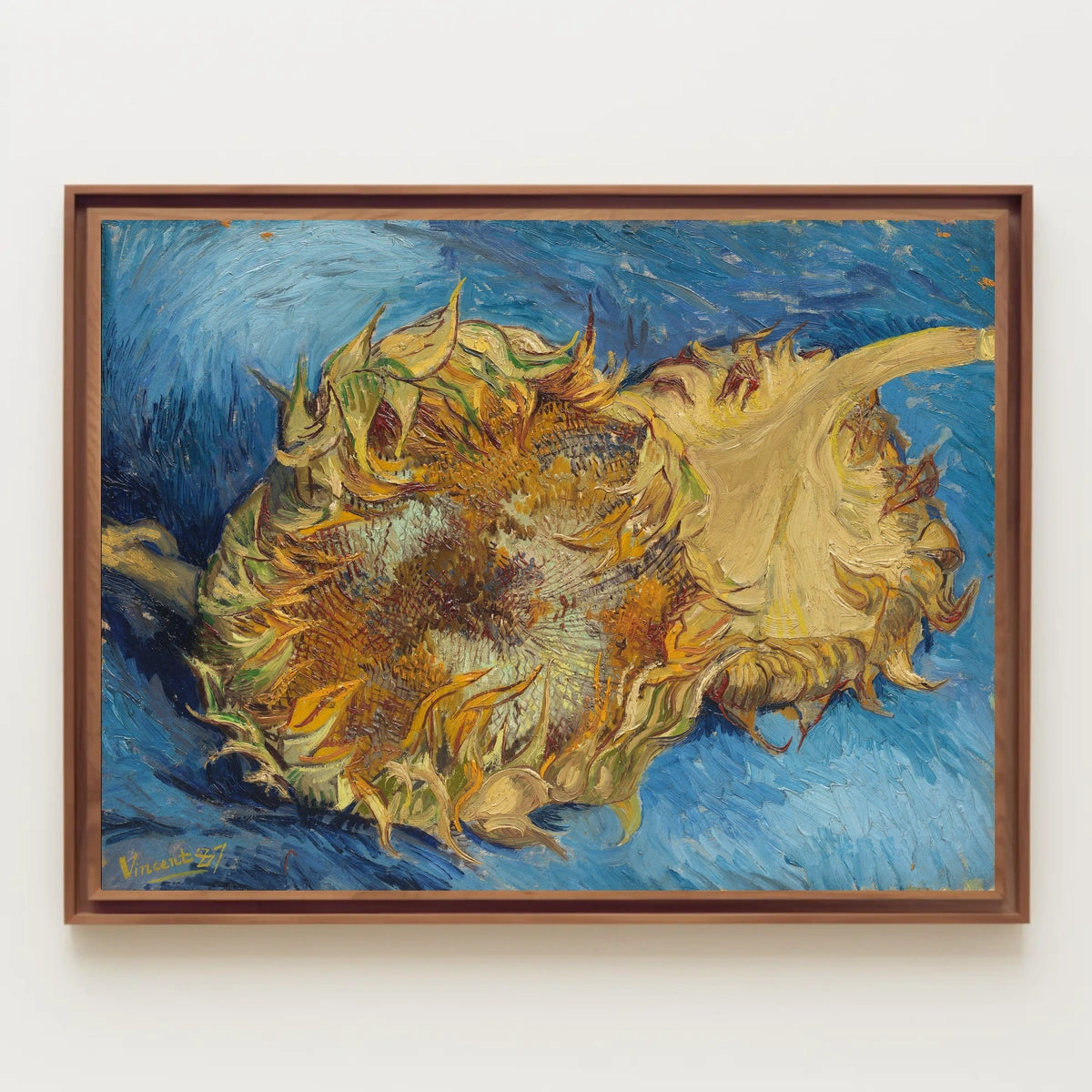Sunflowers in Vibrant Brushstrokes Artistic Poster