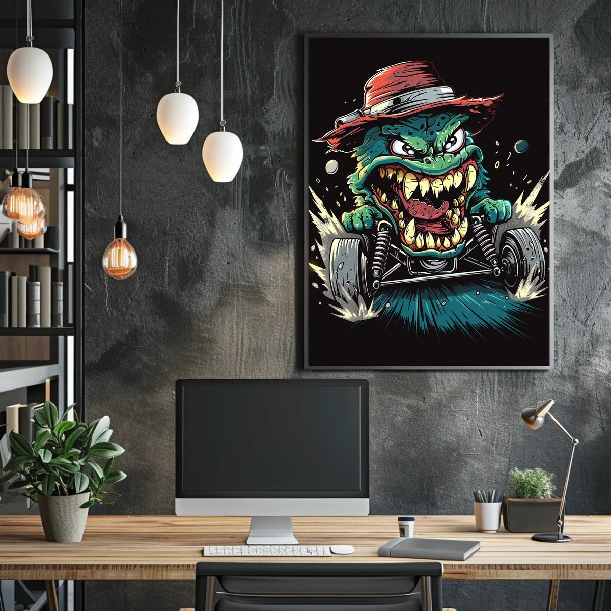 Monster Racer Poster