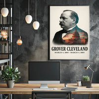 Grover Cleveland 22nd President of the United States Reflections Poster
