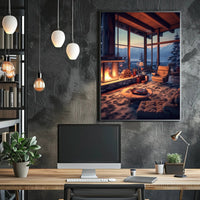 Cozy Winter Retreat Poster