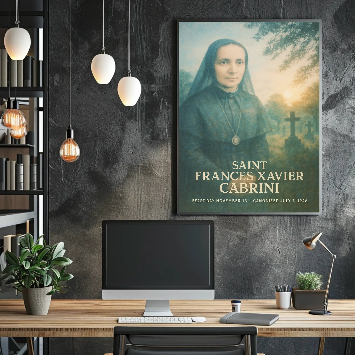 Saint Frances Xavier Cabrini Poster
