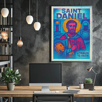 Saint Daniel A Tribute to Faith Poster