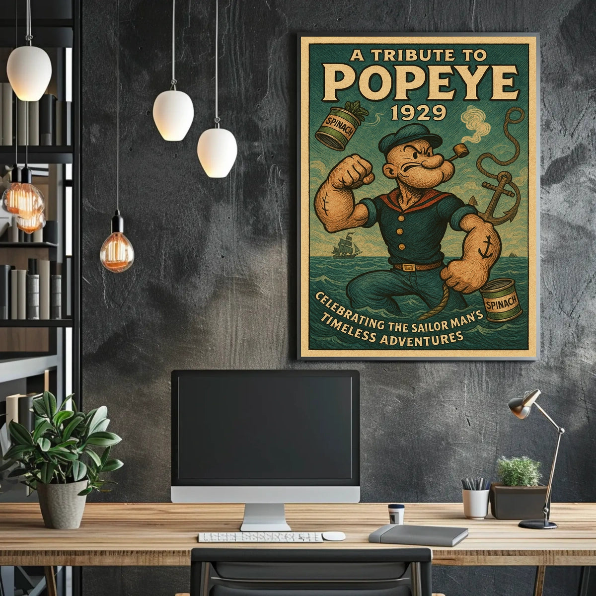 Popeye 1929 Art Poster POP-101