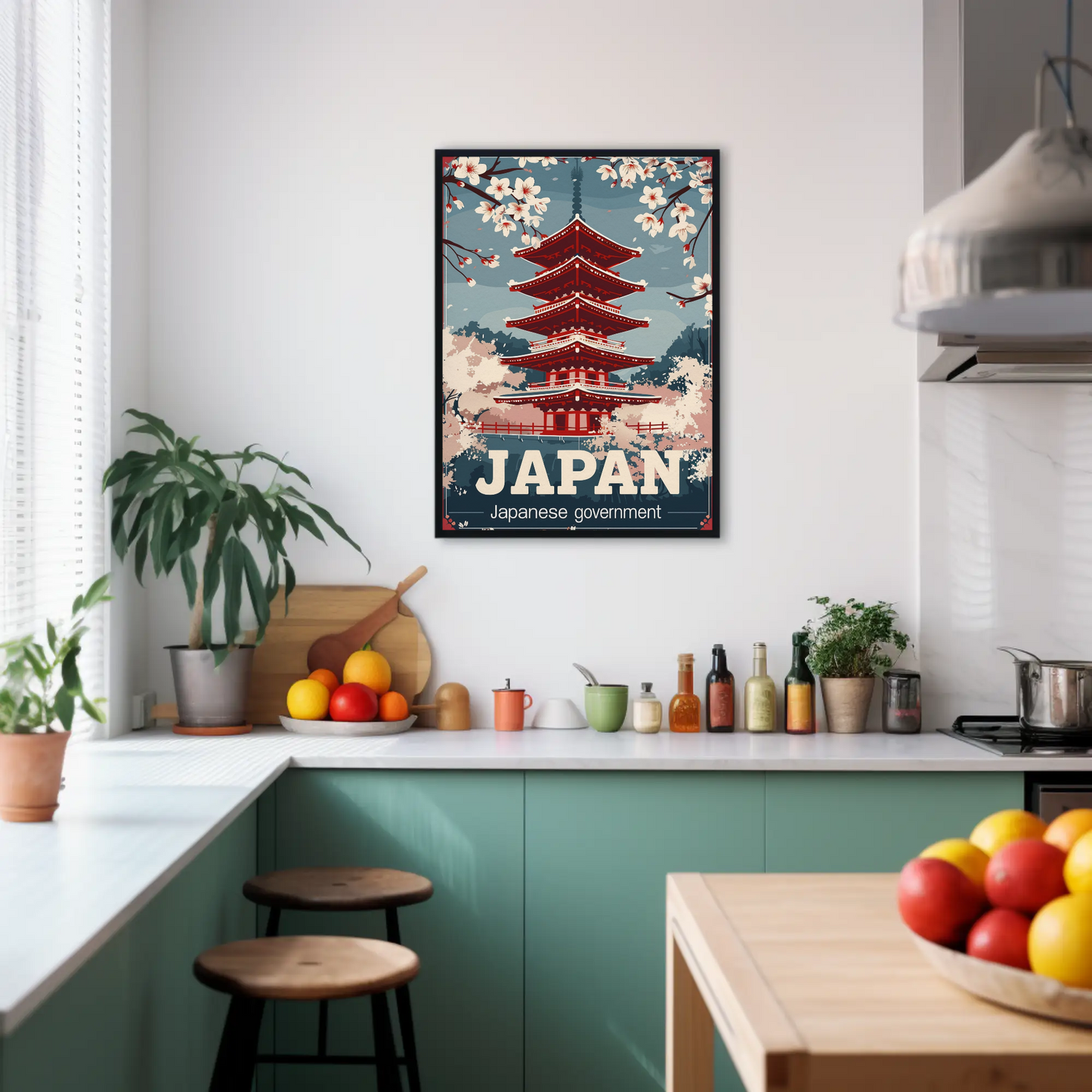 Japan Vintage Travel Poster - Japanese Government