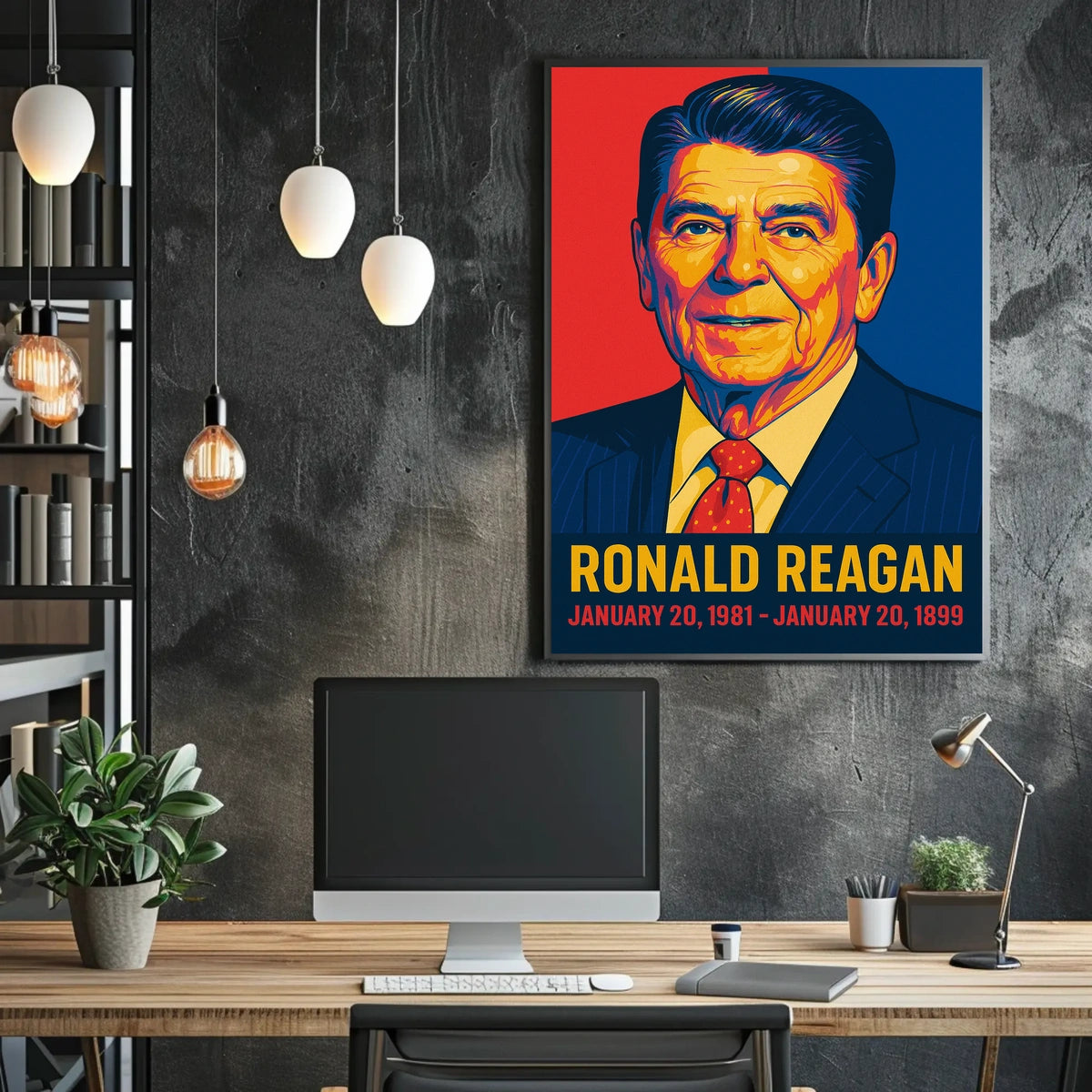 Ronald Reagan Presidential Tribute Poster