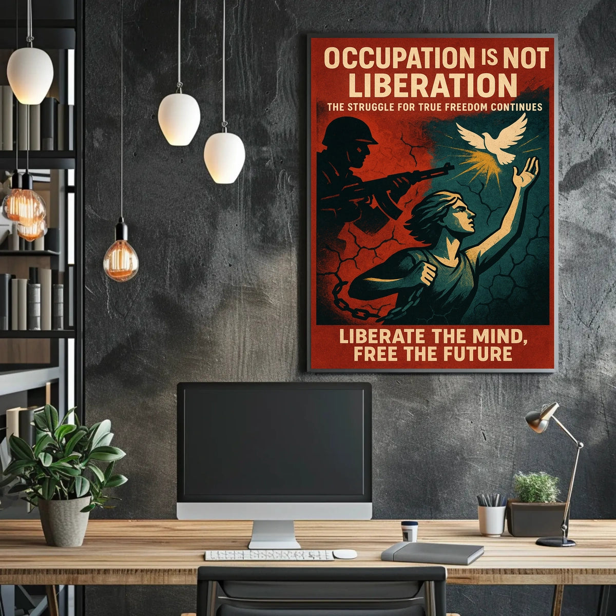 Occupation Is Not Liberation Poster