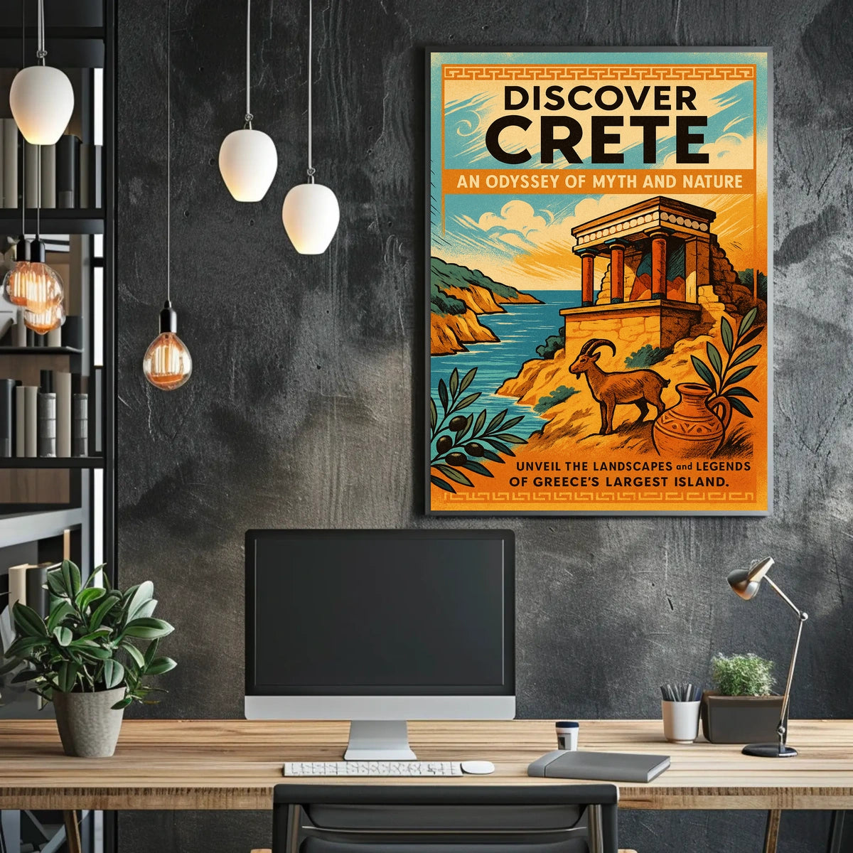 Discover Crete Poster