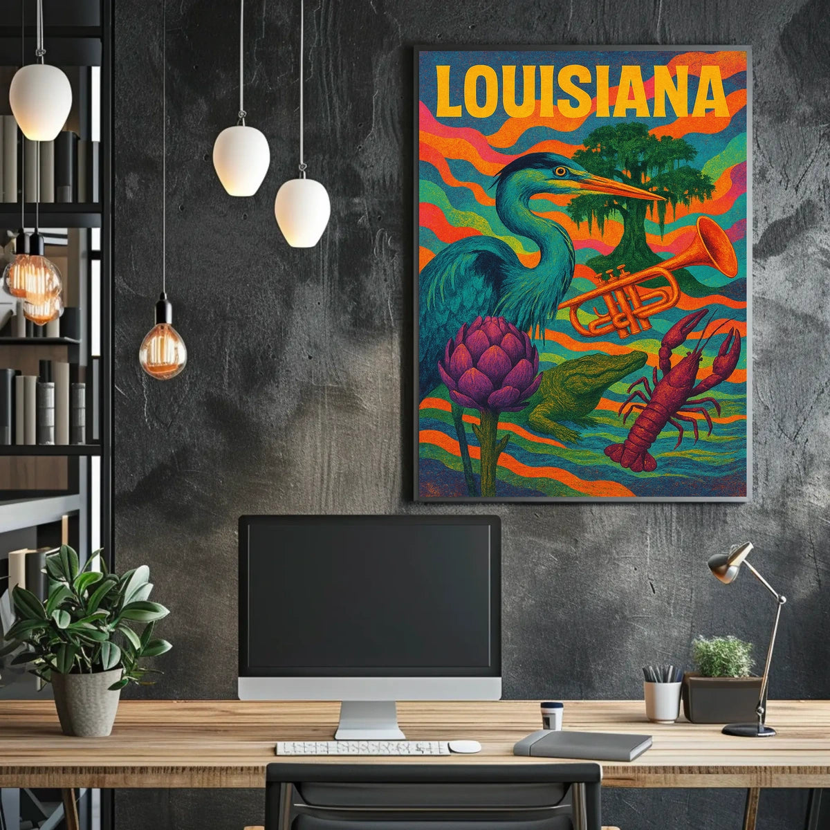 Louisiana Vibrance Poster