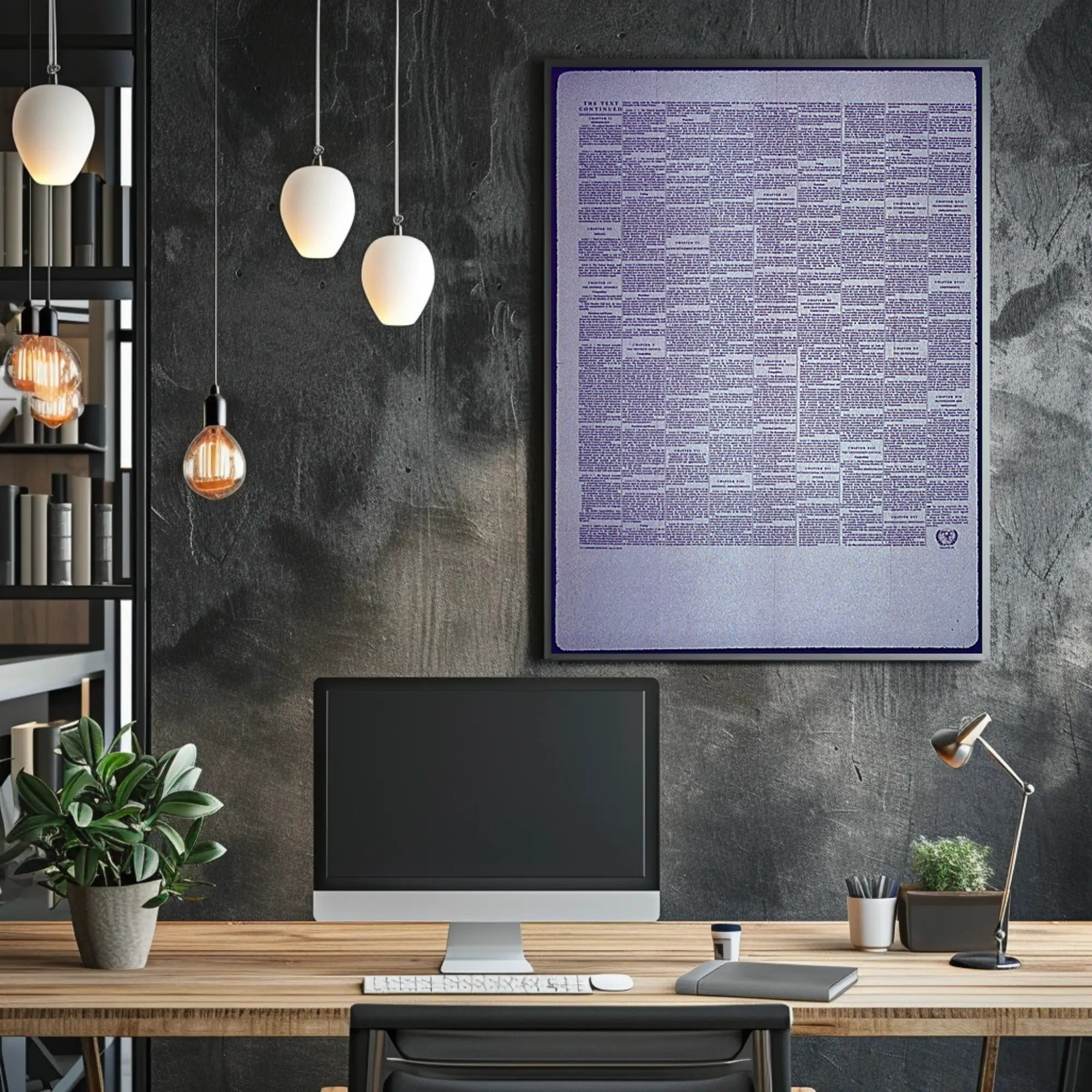 Historical Declaration Document Vintage Poster