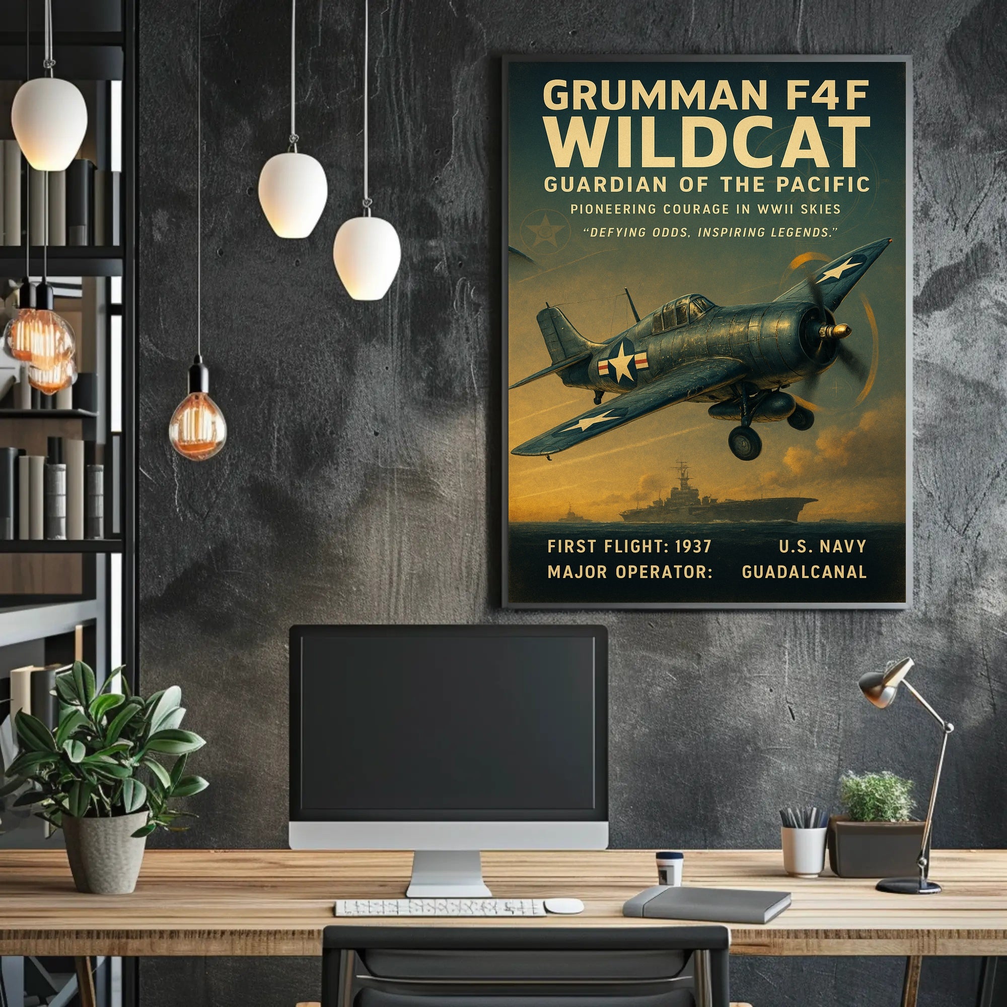 Grumman F4F Wildcat Poster