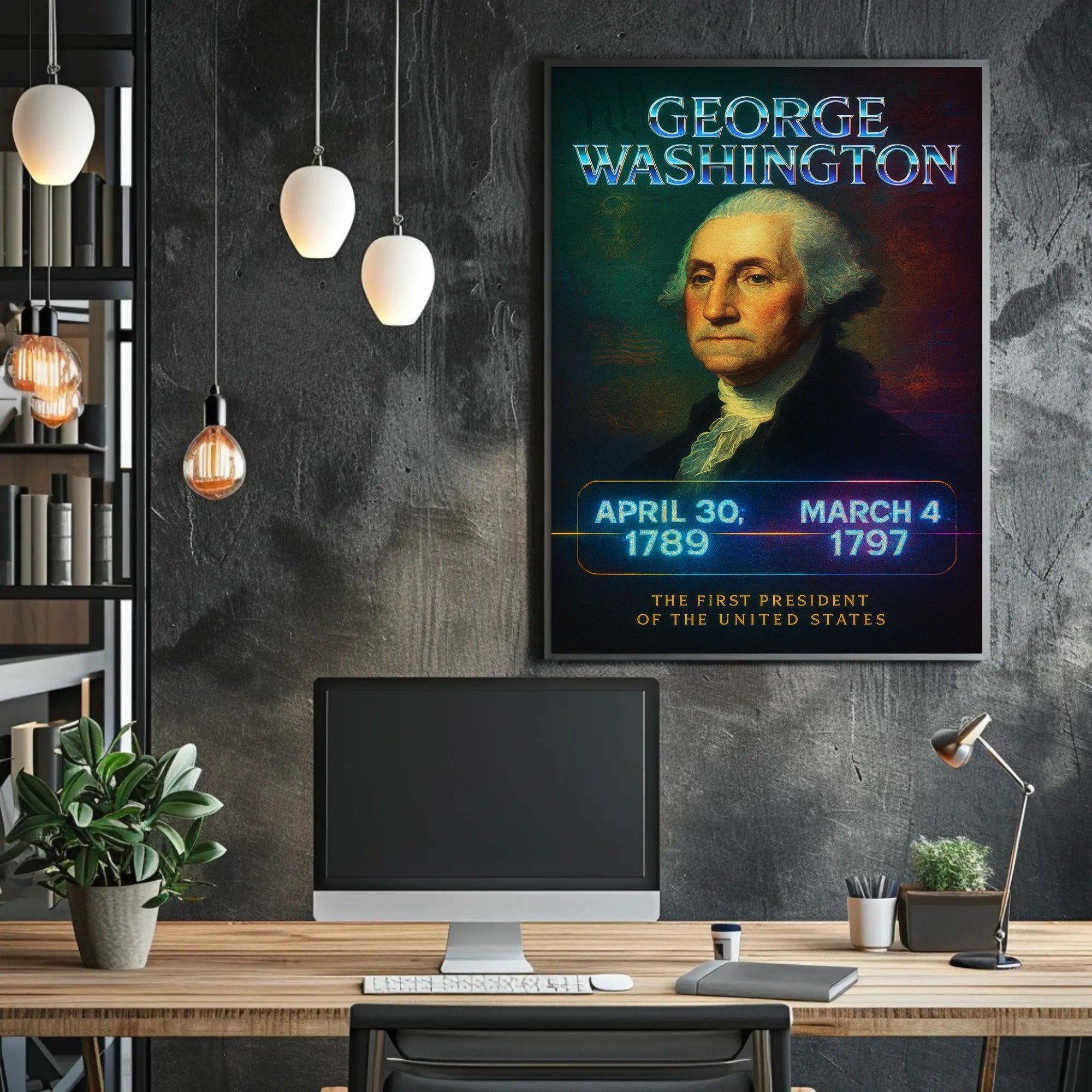 George Washington 1st President Poster PosterGoat