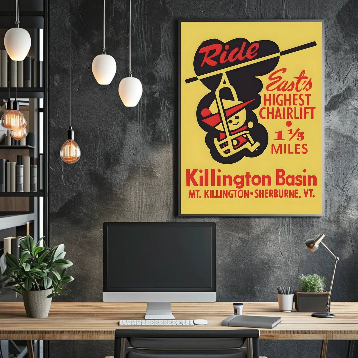 Ride The EastS Highest Chairlift Poster