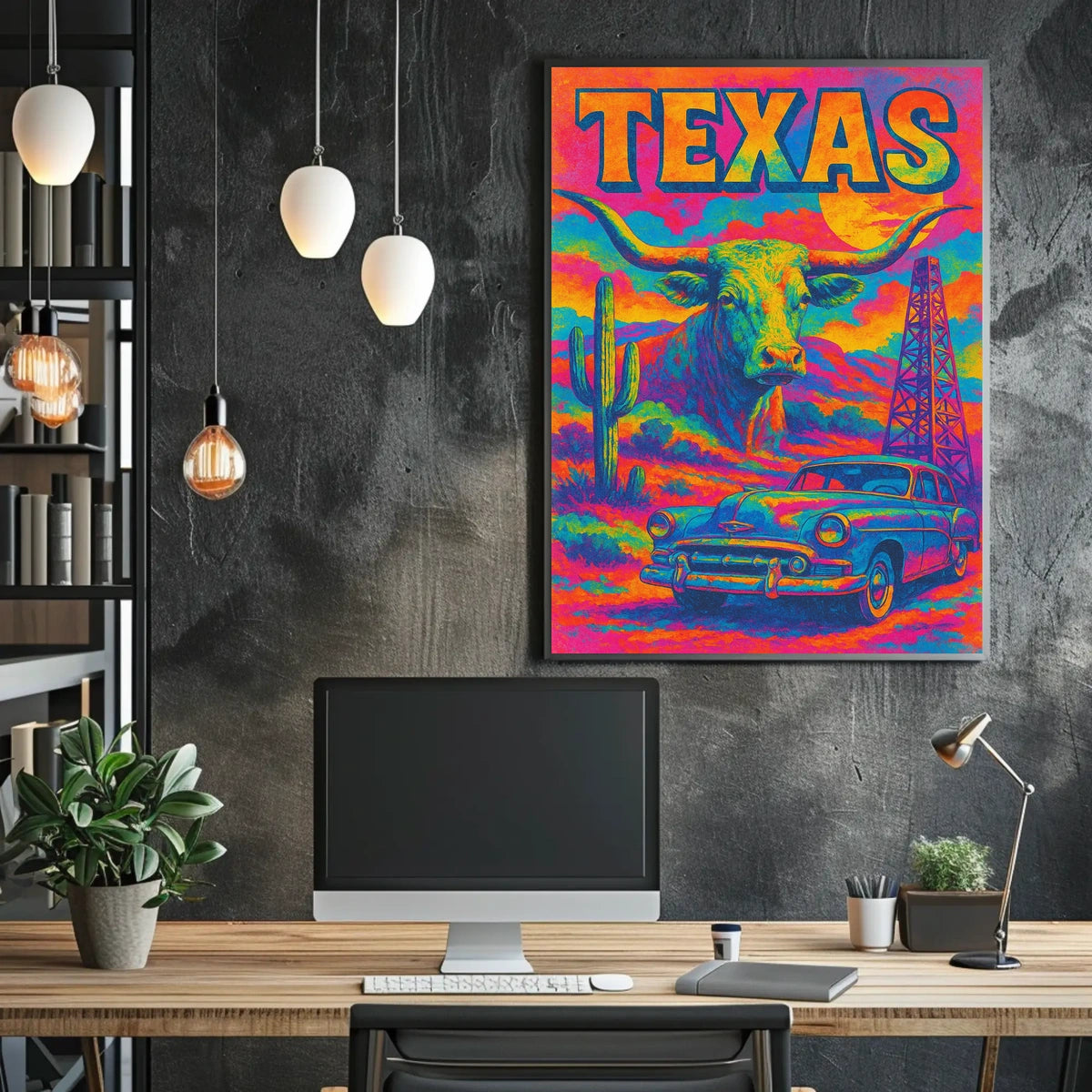 Texas Vibes Poster